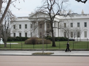 Angled View of the White House